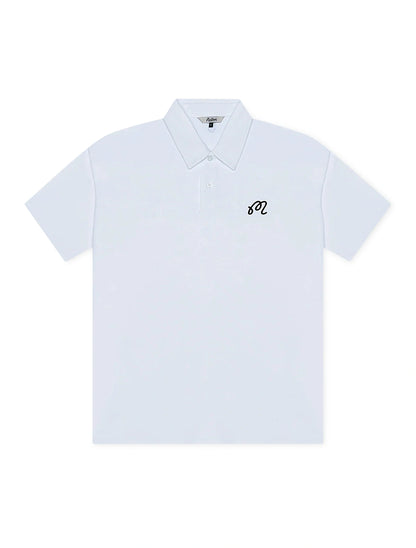 Malbon Malbon Fairway Polo - White
