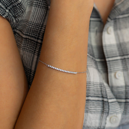 Mint & Lily Diamond Bar Bracelet
