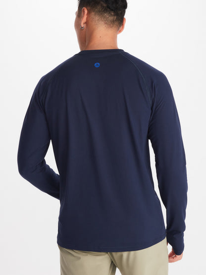 Marmot Men's Windridge Ls Upf 50 Crew Neck T-Shirt Tee Shirt