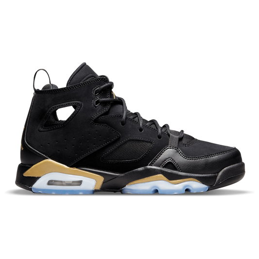 Grade School Air Jordan Flight Club '91 'Black Metallic Gold (Gs)'