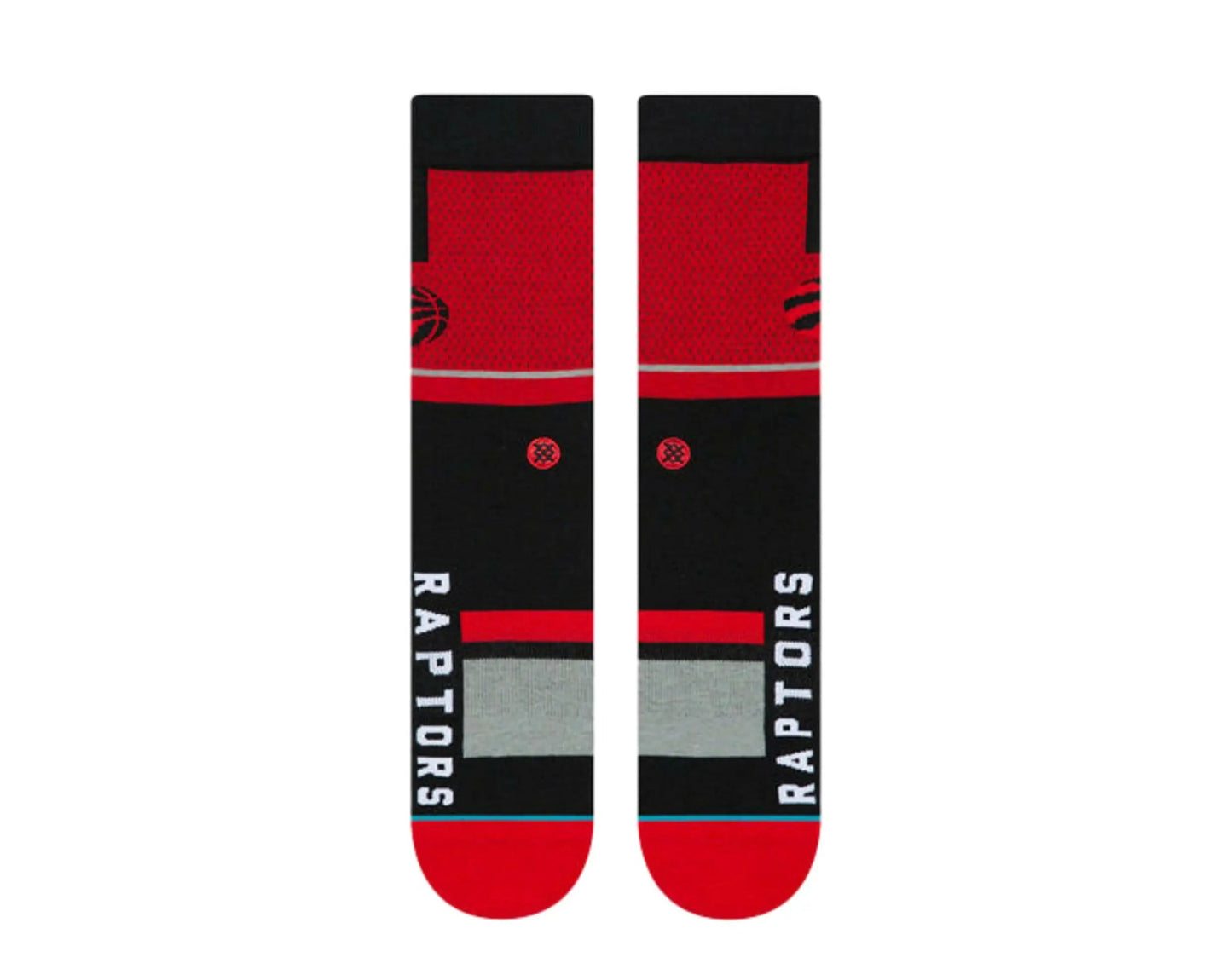 Stance Raptors Shortcut NBA Crew Socks Red/Black