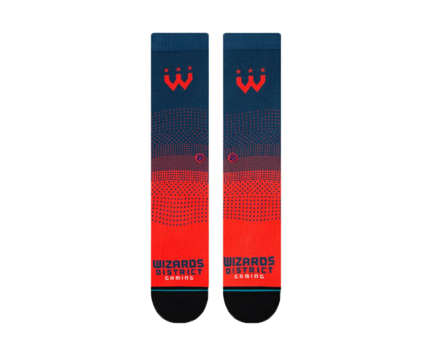 Stance Casual NBA Washington Wizards Gaming 2K Crew Socks Navy/Red
