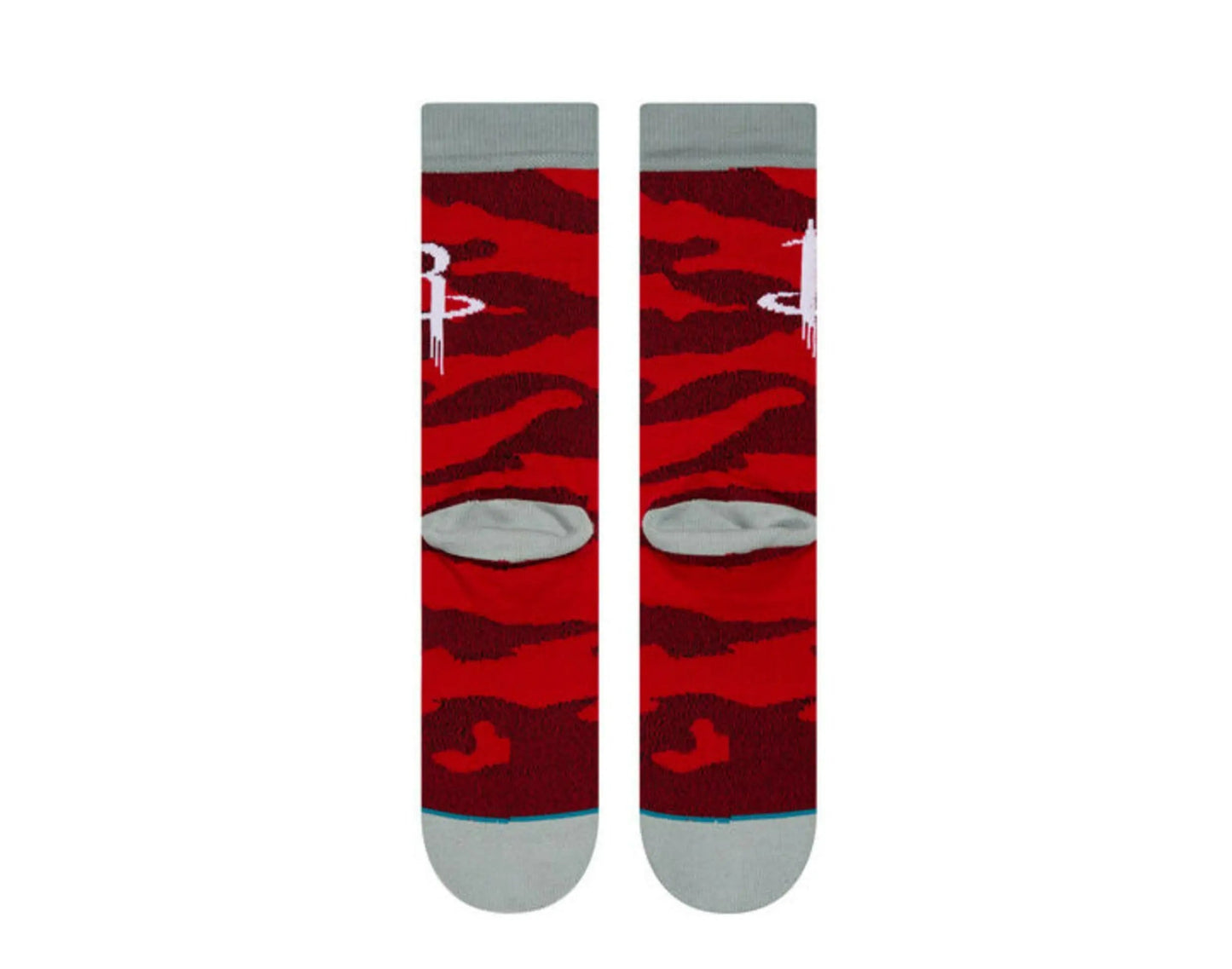 Stance Casual NBA Houston Rockets Camo Melange Men Crew Socks Red