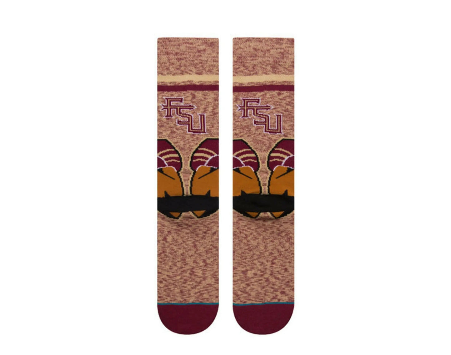 Stance NCAA Florida State University Classic Mascot Crew Socks Maroon