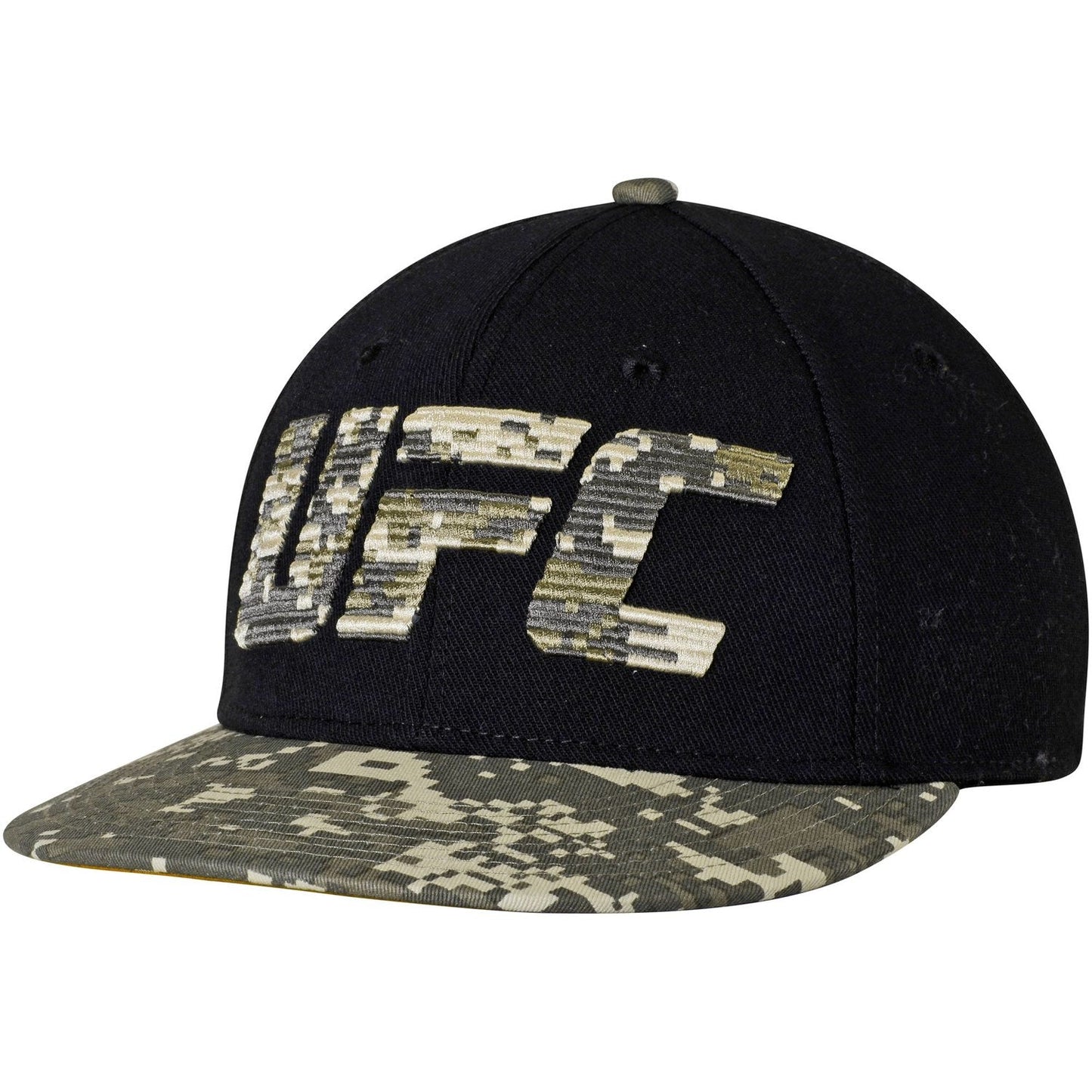 Reebok UFC Digital Camo Flat Brim Visor Flex Fit Hat Hats