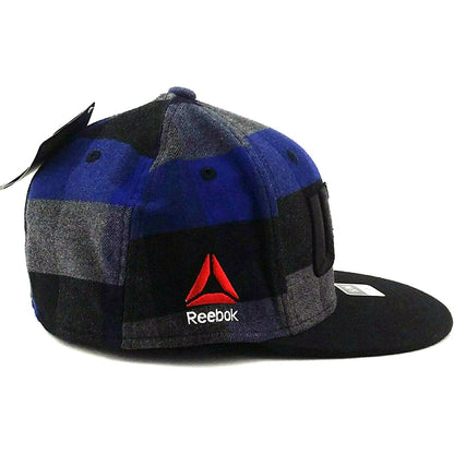 Reebok UFC Buffalo Plaid Flannel Fvf Flex Hat Hats