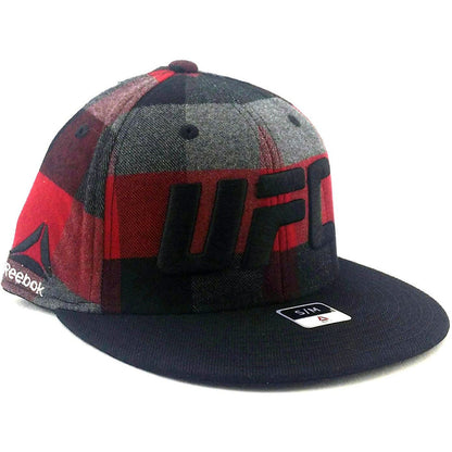 Reebok UFC Buffalo Plaid Flannel Fvf Hat Hats