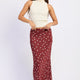 Maroon Polka Dot