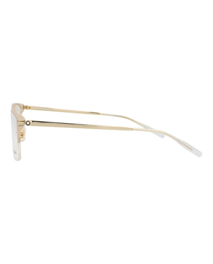 Montblanc Square-Frame Alluminium Optical Frames