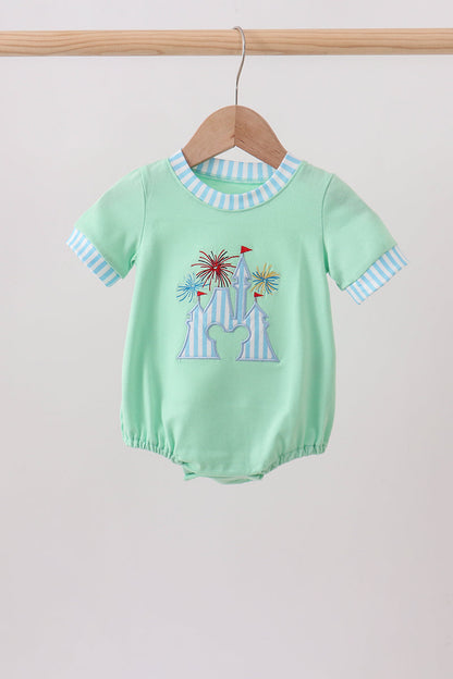 Green Castle Applique Bubble