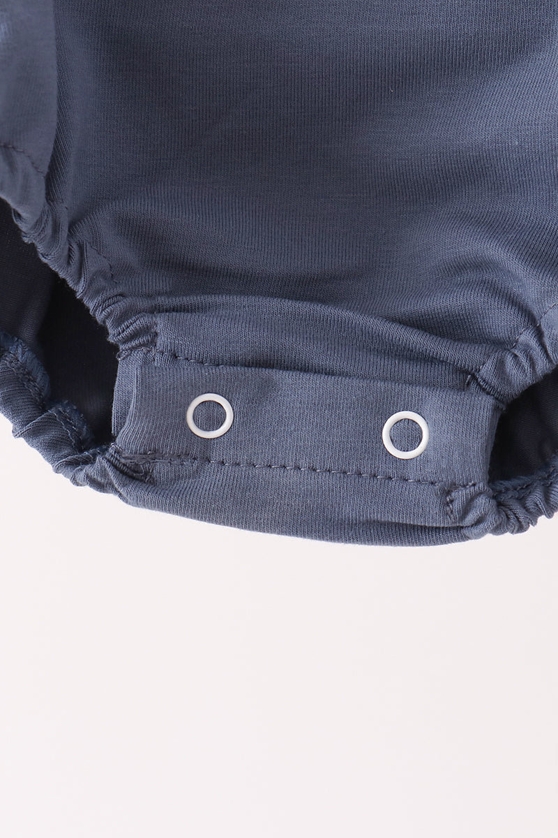 Navy Goose Appliqué Bubble
