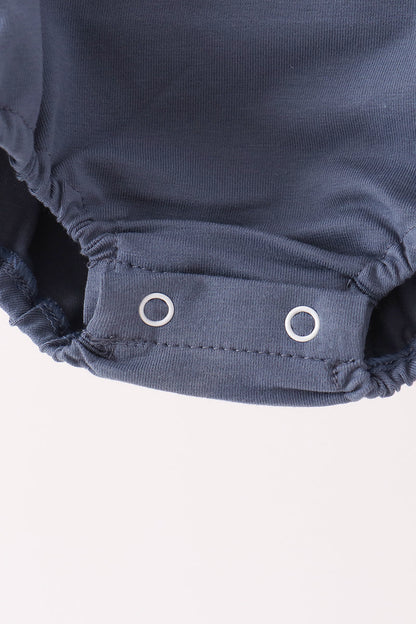 Navy Goose Appliqué Bubble