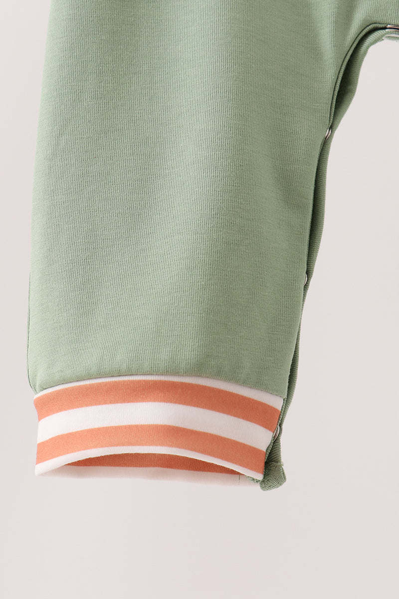 Sage Reindeer Applique Romper