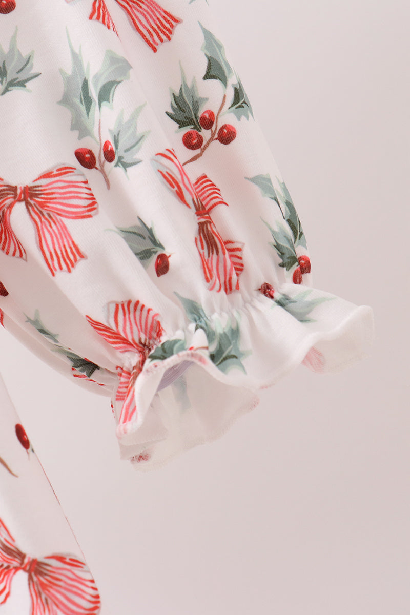 Merry Christmas Embroidery Dress