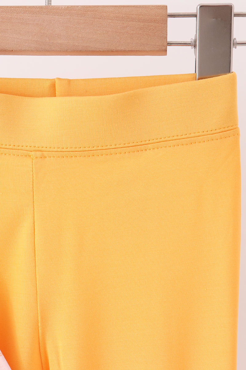 Mustard Leaves Bamboo Pants Set