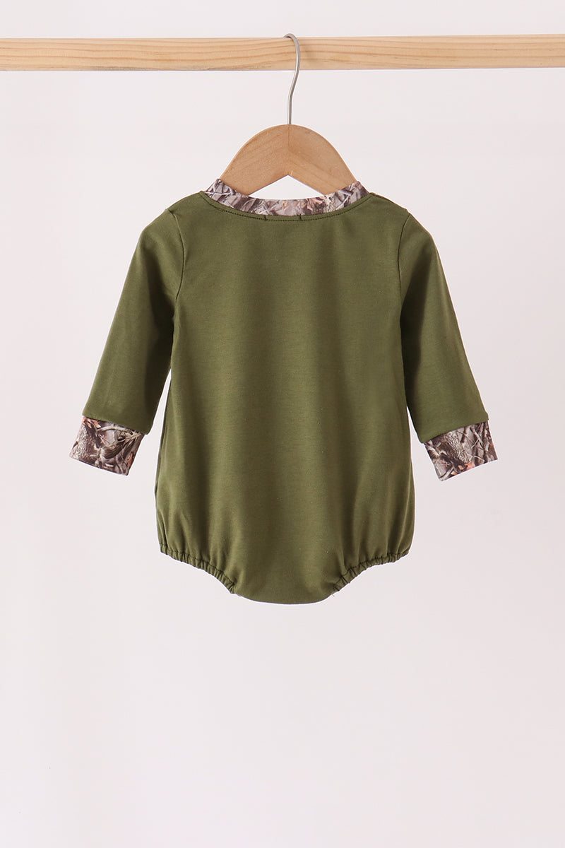 Forest Camouflage Turkey Appliqué Bubble