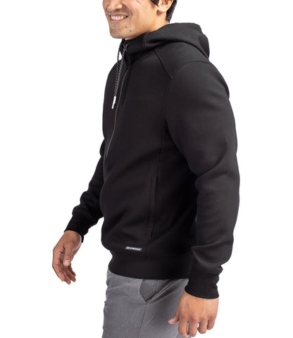 Cutter & Buck Roam Eco Half Zip Recycled Mens Hooded Pullover by Cutter & Buck Apparel