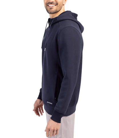 Cutter & Buck Roam Eco Half Zip Recycled Mens Hooded Pullover by Cutter & Buck Apparel