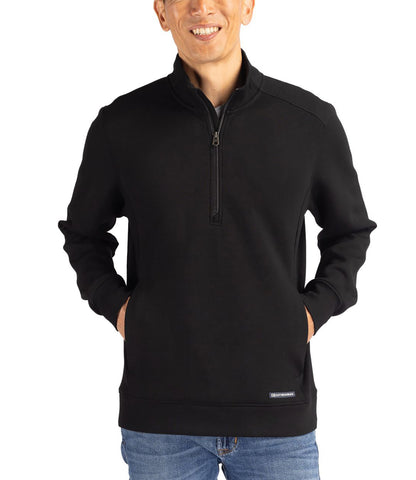 Cutter & Buck Roam Eco Recycled Quarter Zip Mens Pullover by Cutter & Buck Apparel