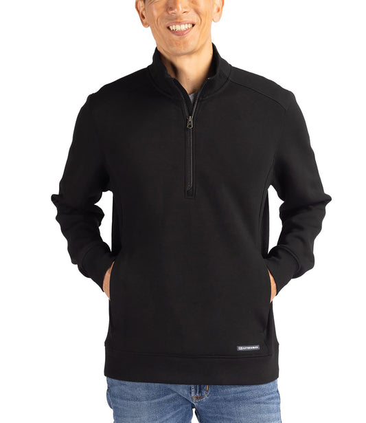 Cutter & Buck Roam Eco Recycled Quarter Zip Mens Pullover by Cutter & Buck Apparel