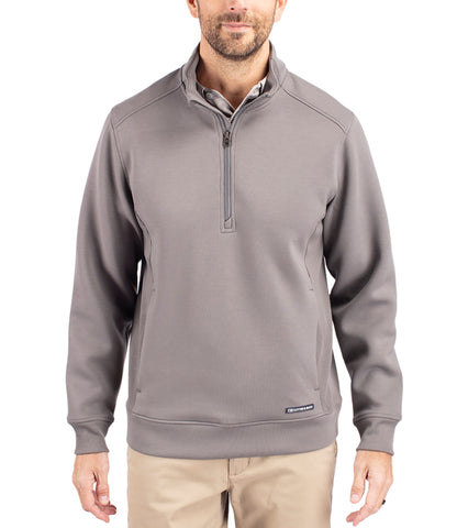 Cutter & Buck Roam Eco Recycled Quarter Zip Mens Pullover by Cutter & Buck Apparel