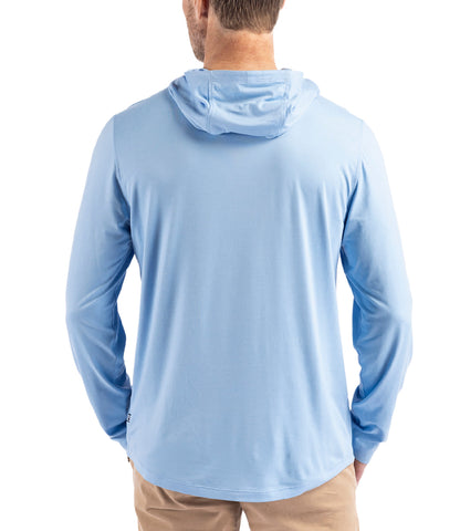 Cutter & Buck Coastline Epic Comfort Eco Recycled Mens Hooded Shirt by Cutter & Buck Apparel