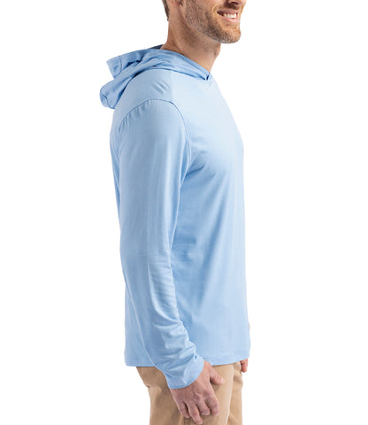 Cutter & Buck Coastline Epic Comfort Eco Recycled Mens Hooded Shirt by Cutter & Buck Apparel
