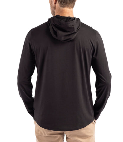 Cutter & Buck Coastline Epic Comfort Eco Recycled Mens Hooded Shirt by Cutter & Buck Apparel