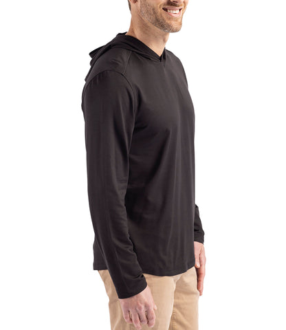 Cutter & Buck Coastline Epic Comfort Eco Recycled Mens Hooded Shirt by Cutter & Buck Apparel