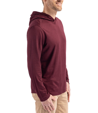 Cutter & Buck Coastline Epic Comfort Eco Recycled Mens Hooded Shirt by Cutter & Buck Apparel