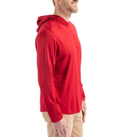 Cutter & Buck Coastline Epic Comfort Eco Recycled Mens Hooded Shirt by Cutter & Buck Apparel