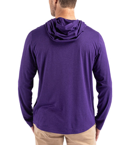 Cutter & Buck Coastline Epic Comfort Eco Recycled Mens Hooded Shirt by Cutter & Buck Apparel