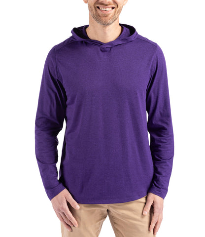 Cutter & Buck Coastline Epic Comfort Eco Recycled Mens Hooded Shirt by Cutter & Buck Apparel