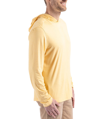 Cutter & Buck Coastline Epic Comfort Eco Recycled Mens Hooded Shirt by Cutter & Buck Apparel