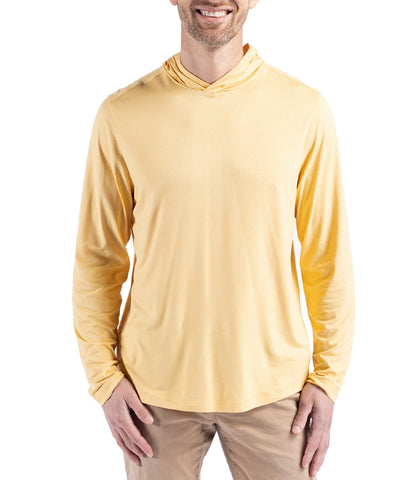 Cutter & Buck Coastline Epic Comfort Eco Recycled Mens Hooded Shirt by Cutter & Buck Apparel