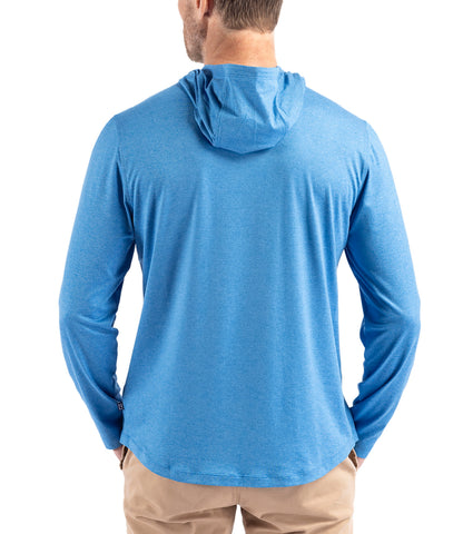 Cutter & Buck Coastline Epic Comfort Eco Recycled Mens Hooded Shirt by Cutter & Buck Apparel