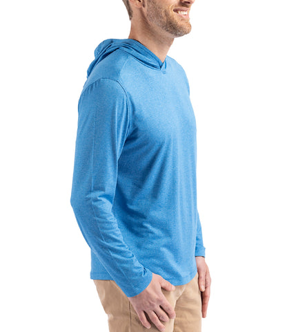 Cutter & Buck Coastline Epic Comfort Eco Recycled Mens Hooded Shirt by Cutter & Buck Apparel