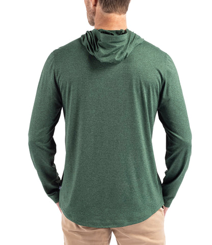 Cutter & Buck Coastline Epic Comfort Eco Recycled Mens Hooded Shirt by Cutter & Buck Apparel