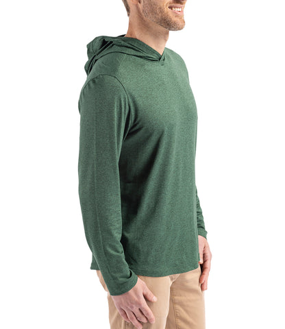 Cutter & Buck Coastline Epic Comfort Eco Recycled Mens Hooded Shirt by Cutter & Buck Apparel