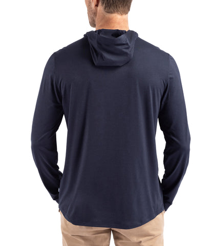 Cutter & Buck Coastline Epic Comfort Eco Recycled Mens Hooded Shirt by Cutter & Buck Apparel