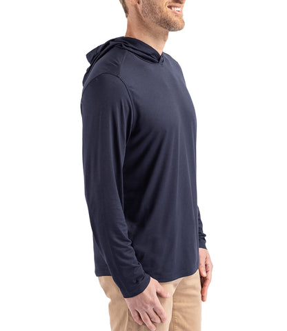 Cutter & Buck Coastline Epic Comfort Eco Recycled Mens Hooded Shirt by Cutter & Buck Apparel
