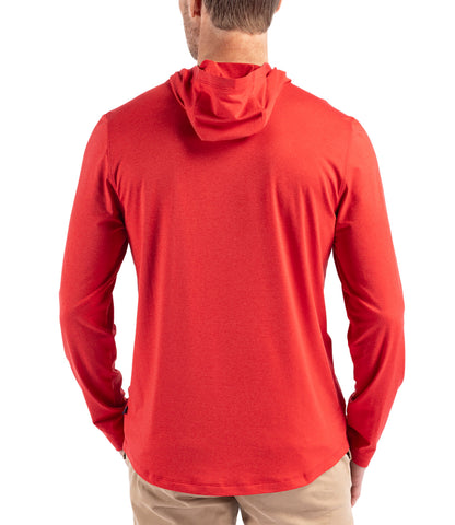 Cutter & Buck Coastline Epic Comfort Eco Recycled Mens Hooded Shirt by Cutter & Buck Apparel