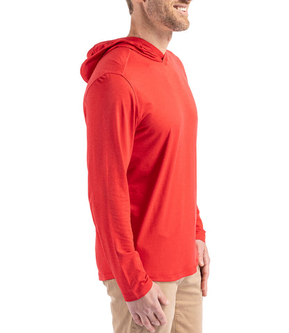 Cutter & Buck Coastline Epic Comfort Eco Recycled Mens Hooded Shirt by Cutter & Buck Apparel