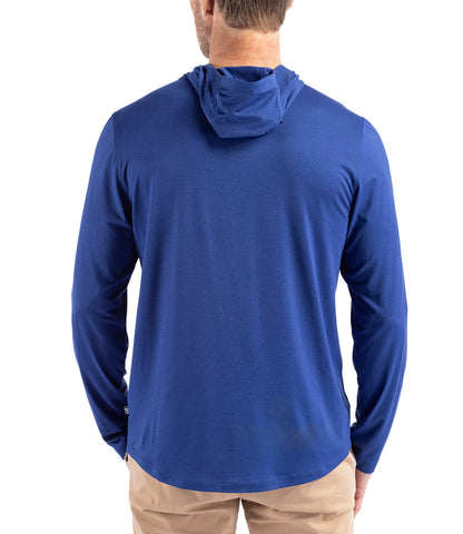 Cutter & Buck Coastline Epic Comfort Eco Recycled Mens Hooded Shirt by Cutter & Buck Apparel