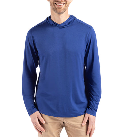 Cutter & Buck Coastline Epic Comfort Eco Recycled Mens Hooded Shirt by Cutter & Buck Apparel
