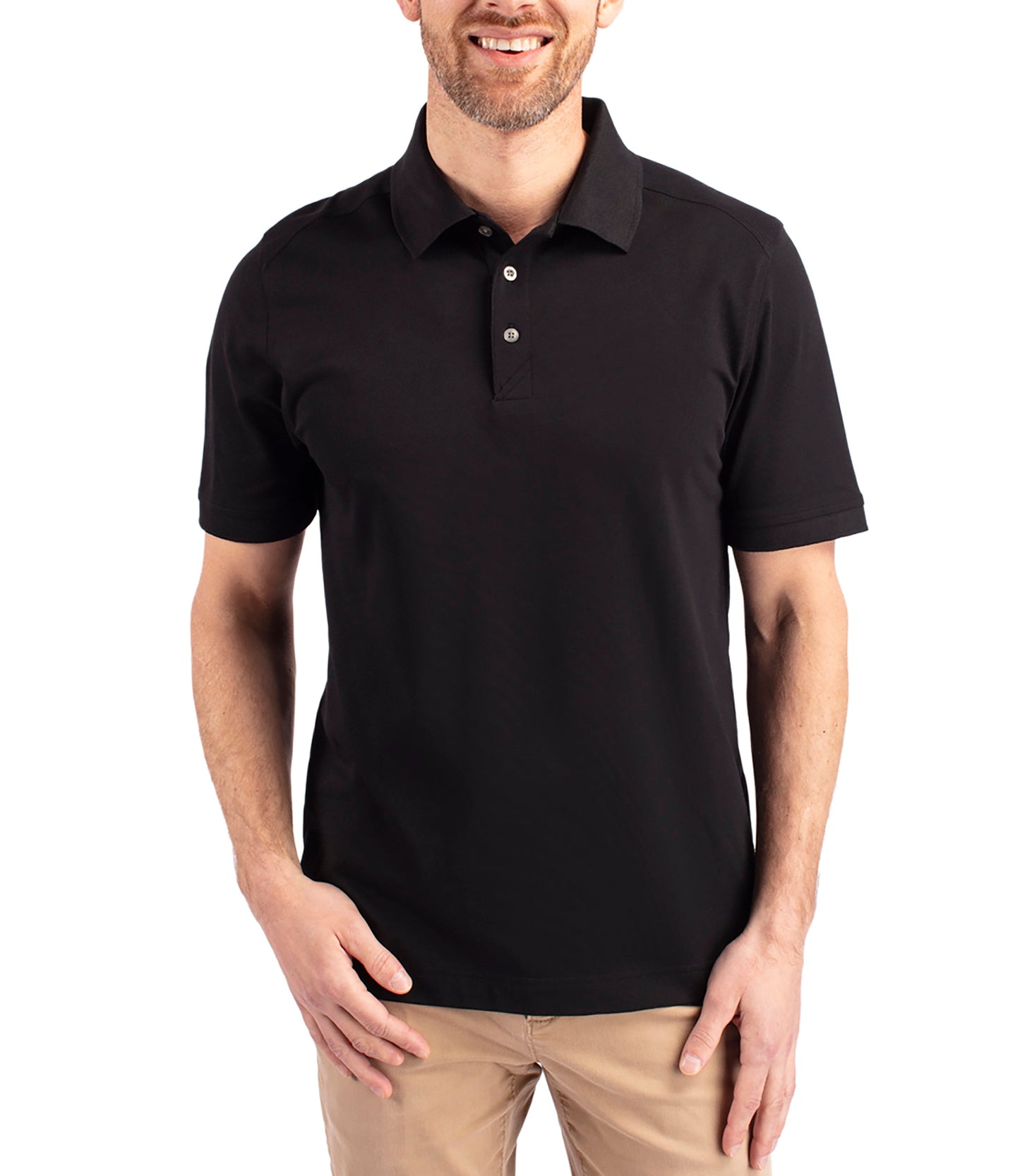 Cutter & Buck Advantage Eco Tri-Blend Pique Mens Polo by Cutter & Buck Apparel