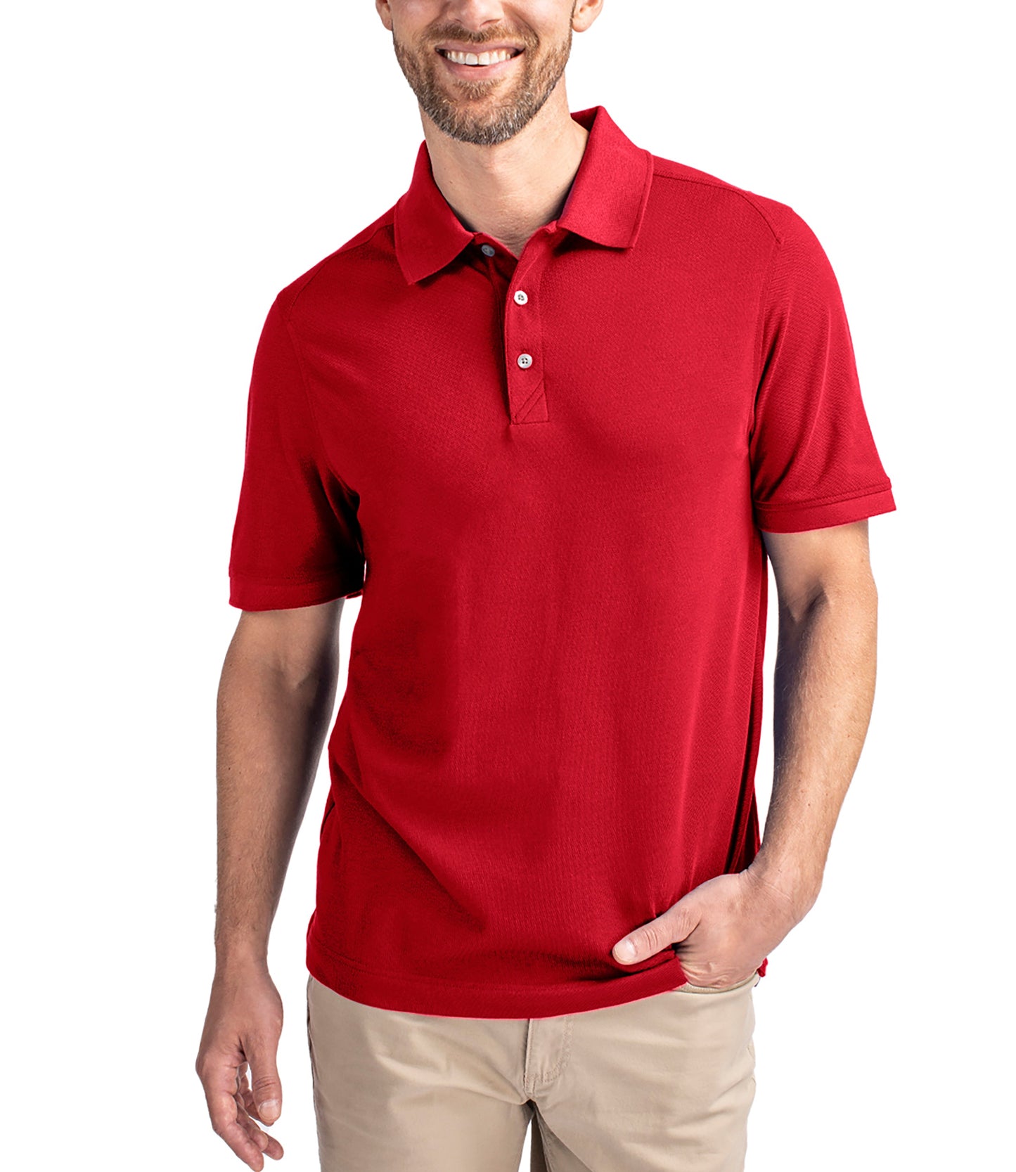 Cutter & Buck Advantage Eco Tri-Blend Pique Mens Polo by Cutter & Buck Apparel