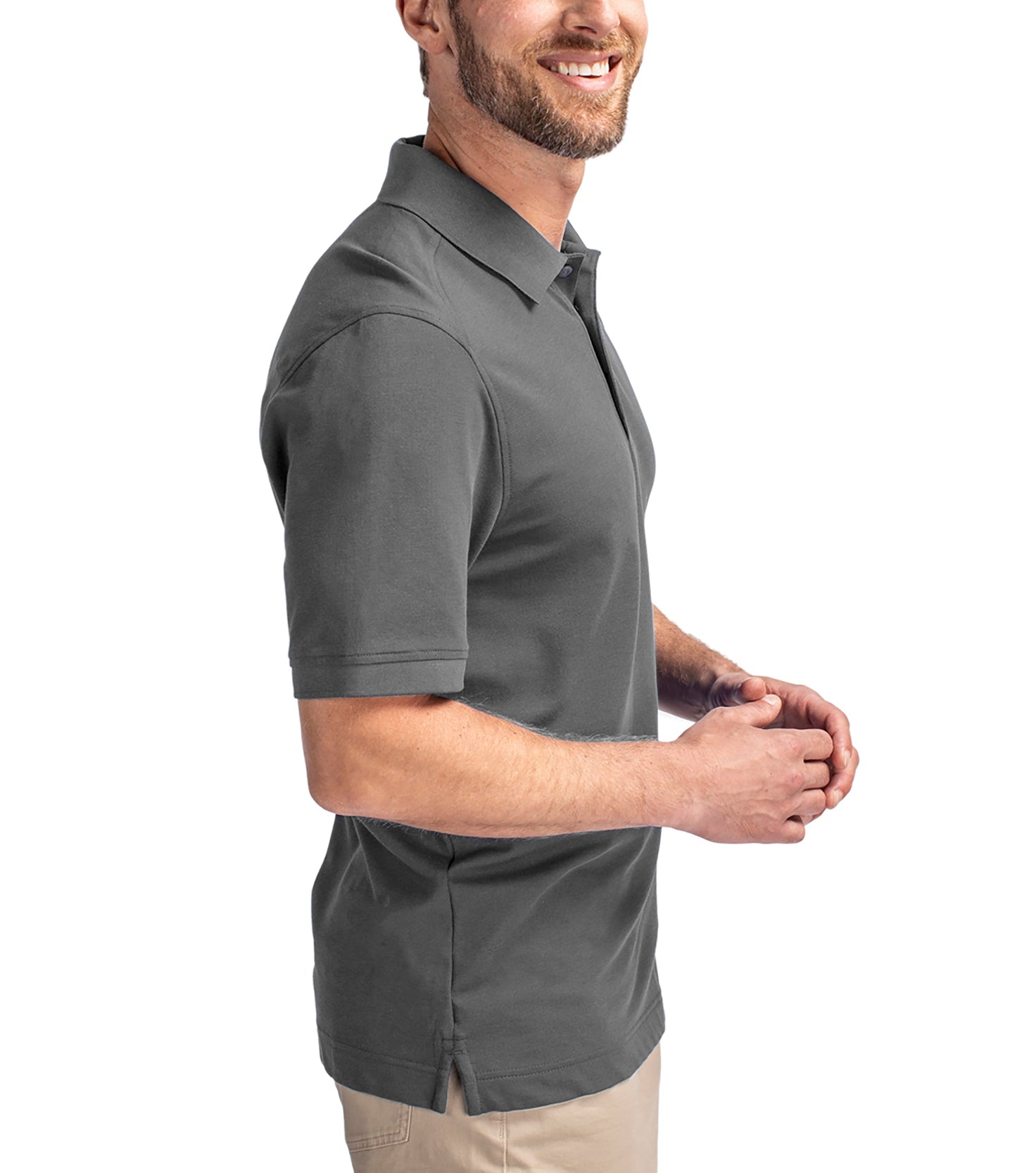 Cutter & Buck Advantage Eco Tri-Blend Pique Mens Polo by Cutter & Buck Apparel