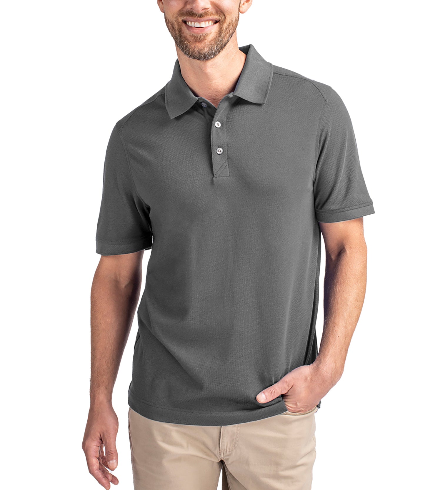 Cutter & Buck Advantage Eco Tri-Blend Pique Mens Polo by Cutter & Buck Apparel