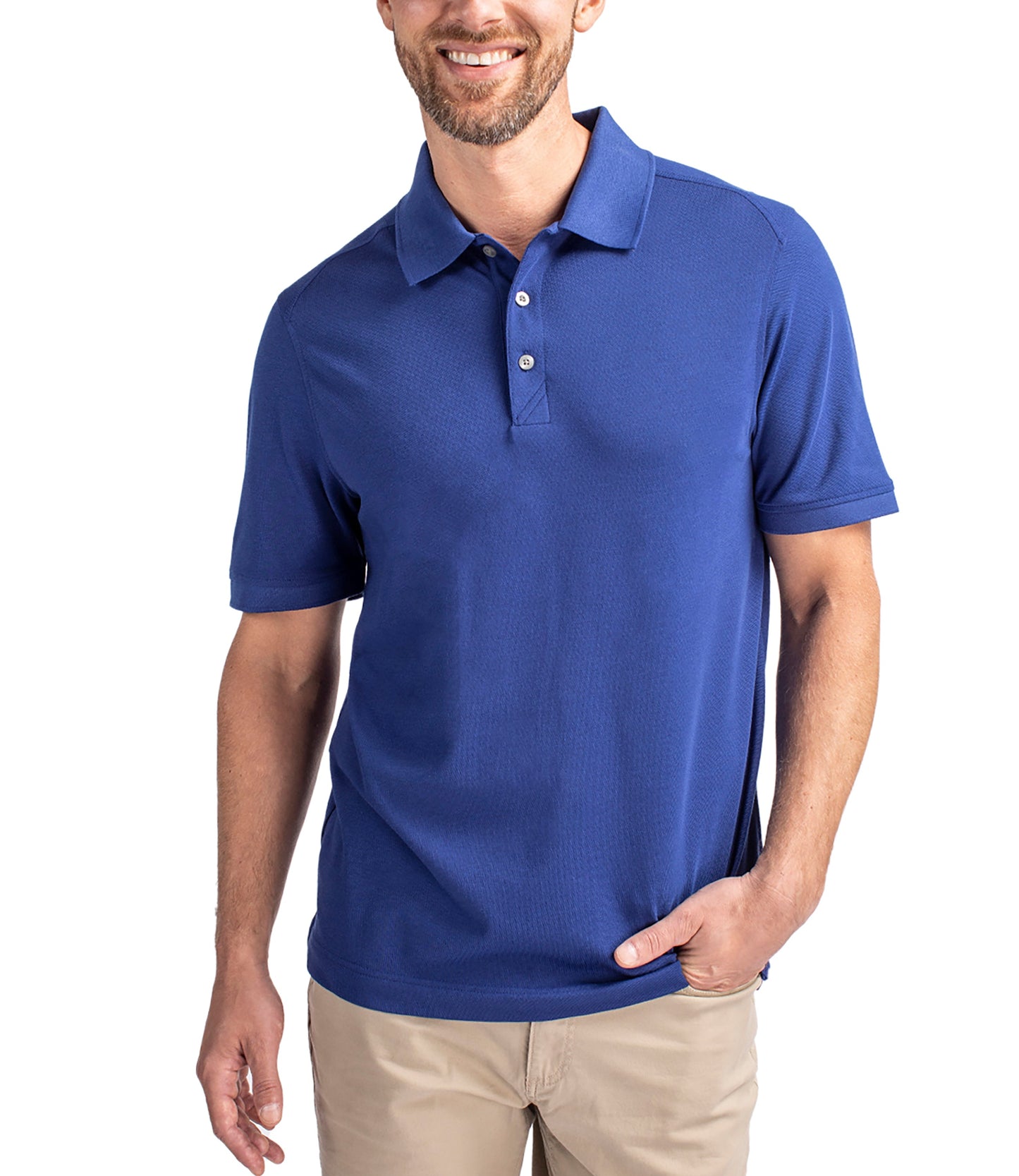 Cutter & Buck Advantage Eco Tri-Blend Pique Mens Polo by Cutter & Buck Apparel